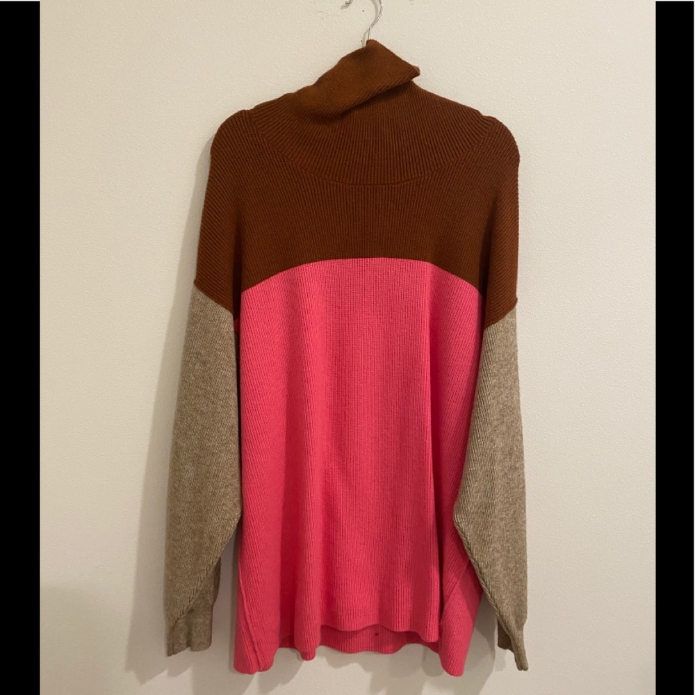 Free People Softly Structured Colorblock Sweater
